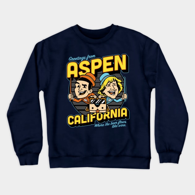 Aspen, California Crewneck Sweatshirt by harebrained